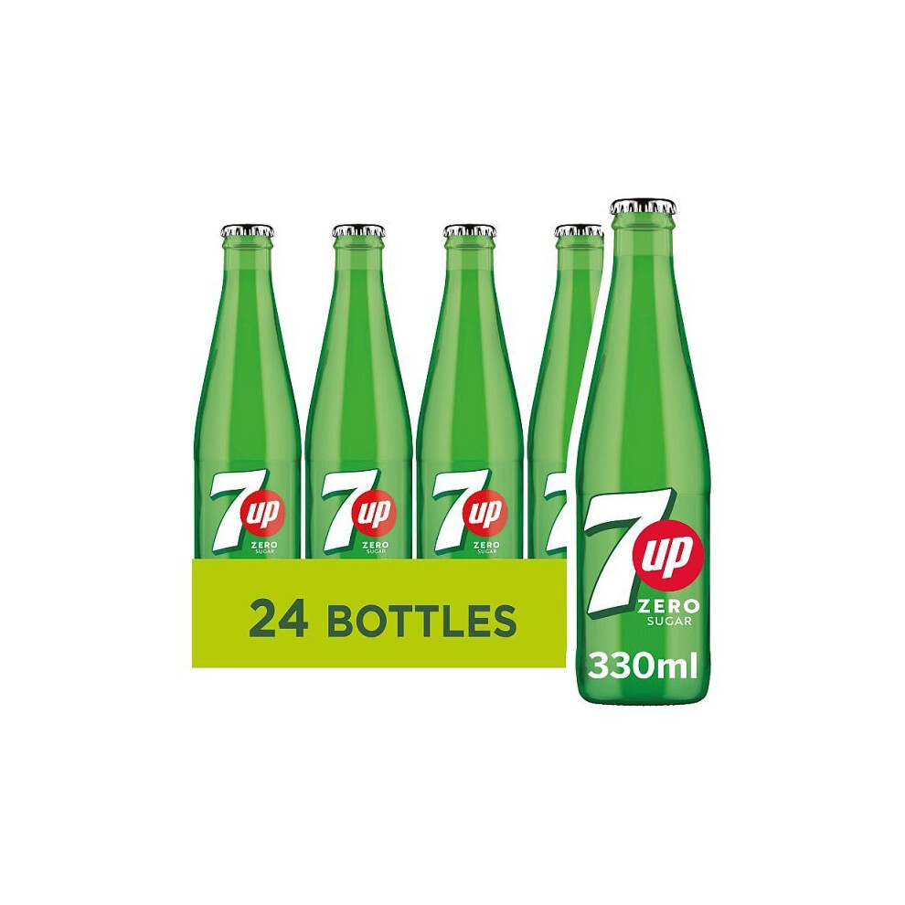 7UP Zero Lemon & Lime 330ml (Case of 24) 