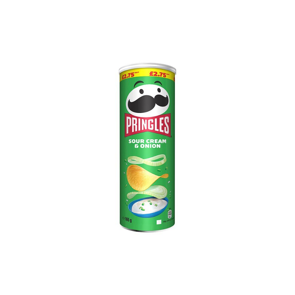 Pringles Sour Cream & Onion 165g (Case of 6)