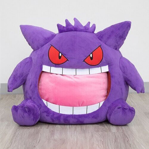 Gengar Headgear Siesta Plush Cushion Pillow Sleeping Blanket Dual Decor Purpose 2