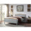 Comfy Living (Grey, With Lucy Mattress) 5ft Solid Wooden Curved Bed in Grey or White 1