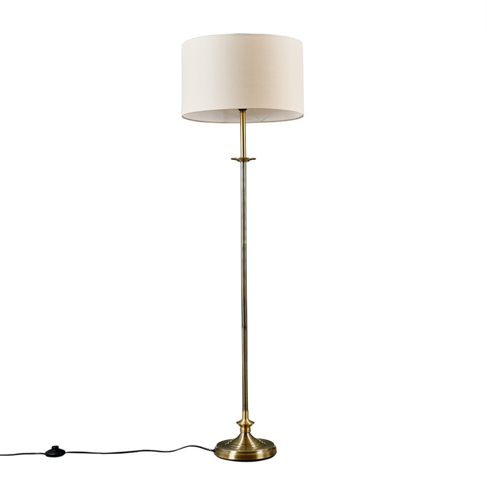 Antique Brass Floor Lamp
