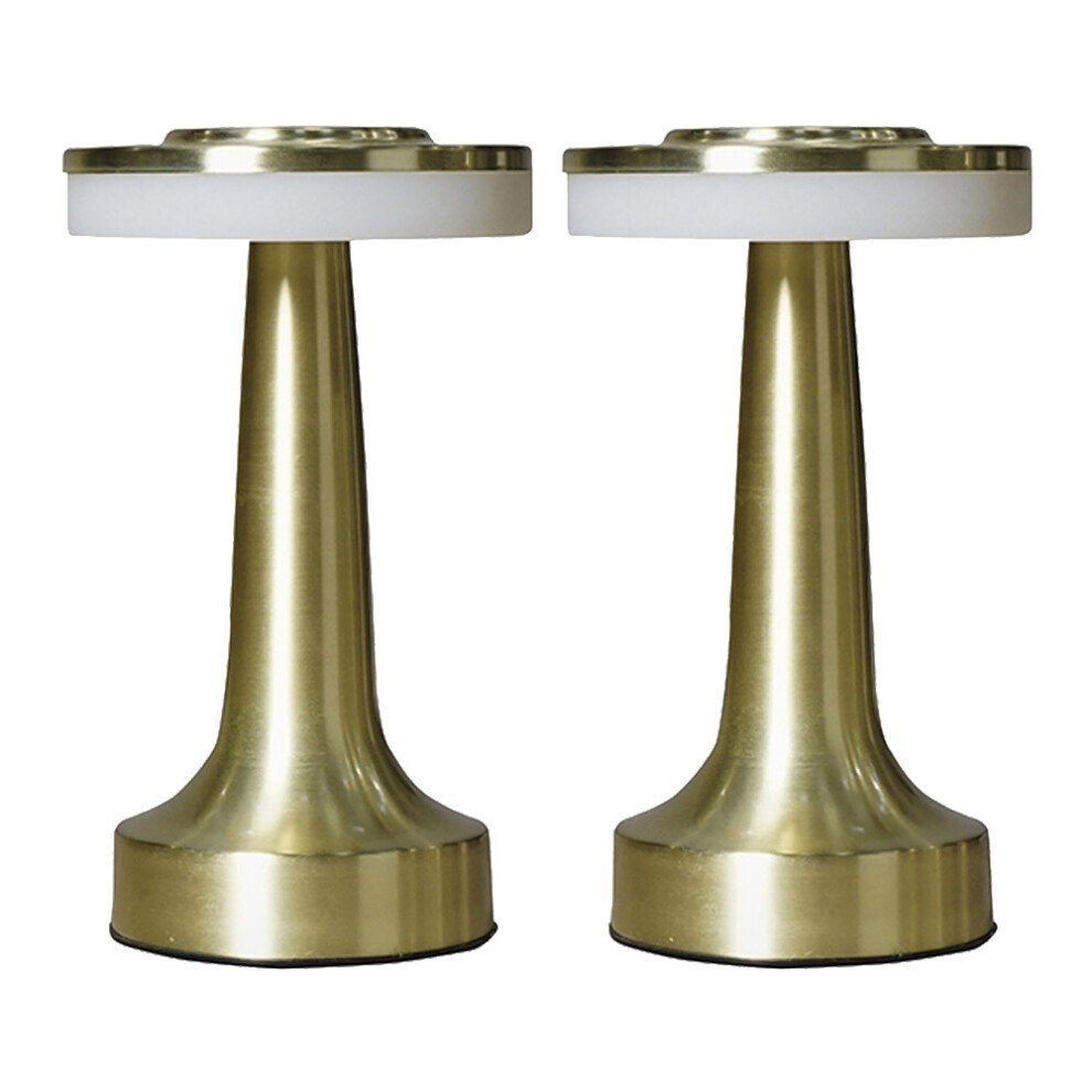 Pair of Brass Outdoor Table Lamp