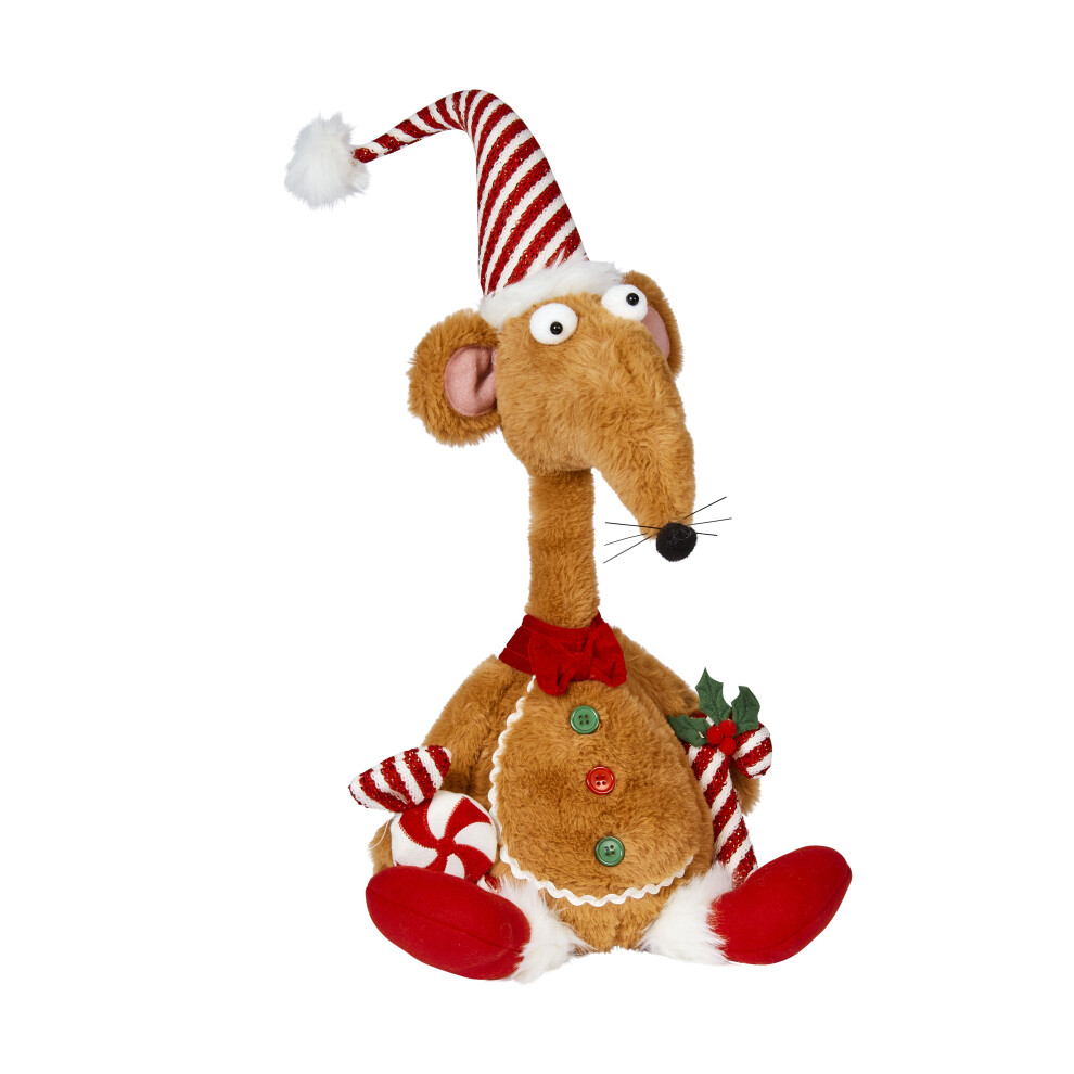 Three Kings (Rat A Louis 67Cm) Gingerbread Christmas Rat Plush Home Decorations