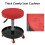 Creeper Stool Seat Pneumatic Mechanic Round Car Bike Workshop Garage - Red/Black 5