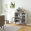 Costway Industrial Sideboard Cabinet Kitchen Cupboard with Adjustable Shelves 4