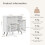 Costway Industrial Sideboard Cabinet Kitchen Cupboard with Adjustable Shelves 2