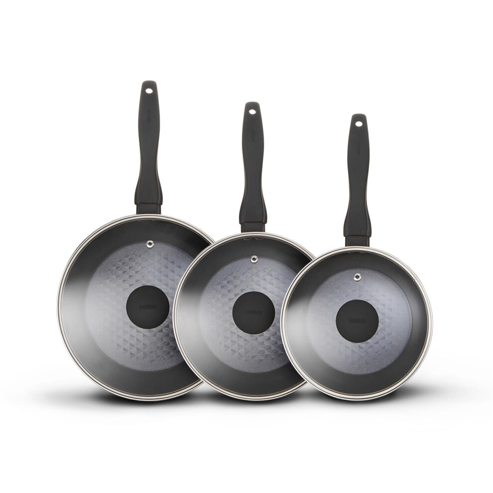 Tower Piece Saucepans 18/20/22Cm Size 3