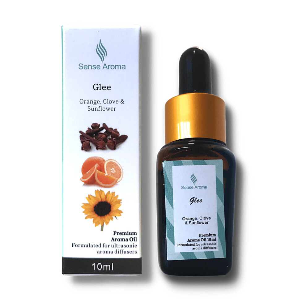 Premium Scented Fragrance Oil Glee 10ml Orange, Clove & Sunflower for Diffuser