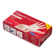 (Medium) Disposable Powder Free Medical Grade Vinyl Gloves - Clear (Box of 100)