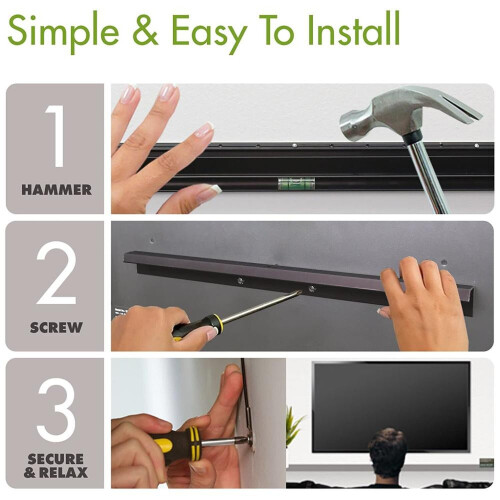 Hangman No Stud TV Wall Hanger Bracket 32" To 65" 1