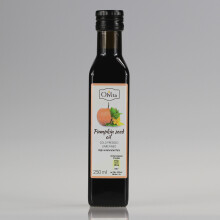 Raw Pumpkin Seed Oil, Unrefined, Cold Pressed and Crude, Ol'Vita 250 ml