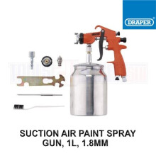 Draper Suction High Pressure Air Spray Gun 1L 1.8mm - 28354