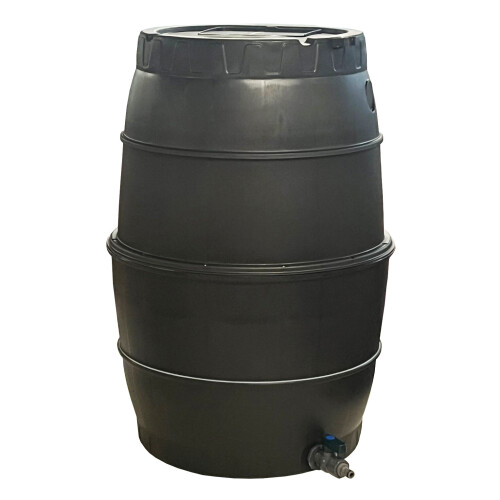 Selections Rain Barrel Garden Water Butt with Tap & Lid (170 Litre)