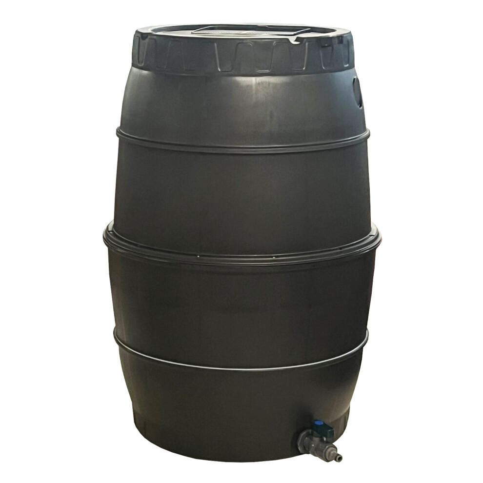 Rain Barrel Garden Water Butt with Tap & Lid (170 Litre)