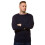 (Black, L) Malay New Mens Chunky Cable Knit Pullover Jumper Thick Worm Winter Sweater 1
