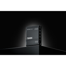 Teltonika · Switch · TSW304 · 4 Port Gigabit Industrial unmanaged Switch DIN RAIL