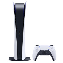 Sony PlayStation 5 Digital Edition 825 GB Wi-Fi Zwart, Wit