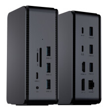 ProXtend USB4 Dual 8K dokkolóállomás, sötétezüst, DOCK2XUSB4