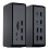 ProXtend USB4 Dual 8K dokkolóállomás, sötétezüst, DOCK2XUSB4 1