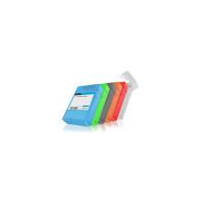 ICY BOX Set van 6 stapelbare plastic opbergdozen voor 3,5 harde schijven Multikleur - 60774