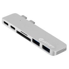 eSTUFF Silver HUB Thunderbolt 40Gb,5K MacBook PRO