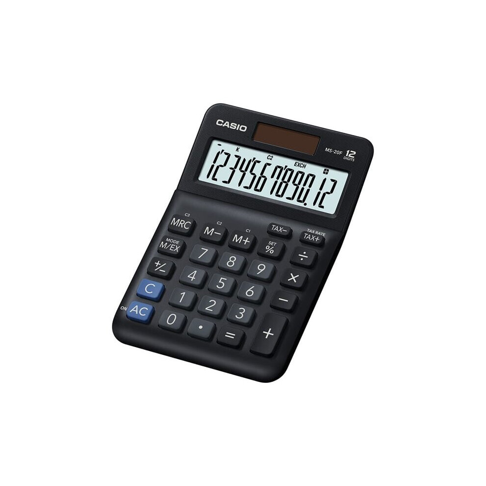 Casio MS-20F calculator Desktop Basic Black