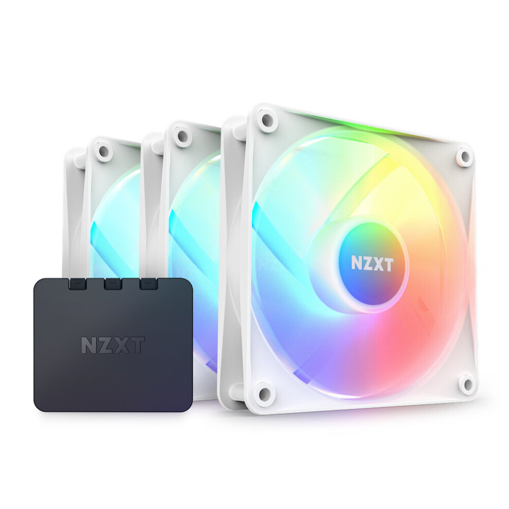 NZXT F120 Core RGB Computer Case Fan 12 Cm White 3 pc(s)