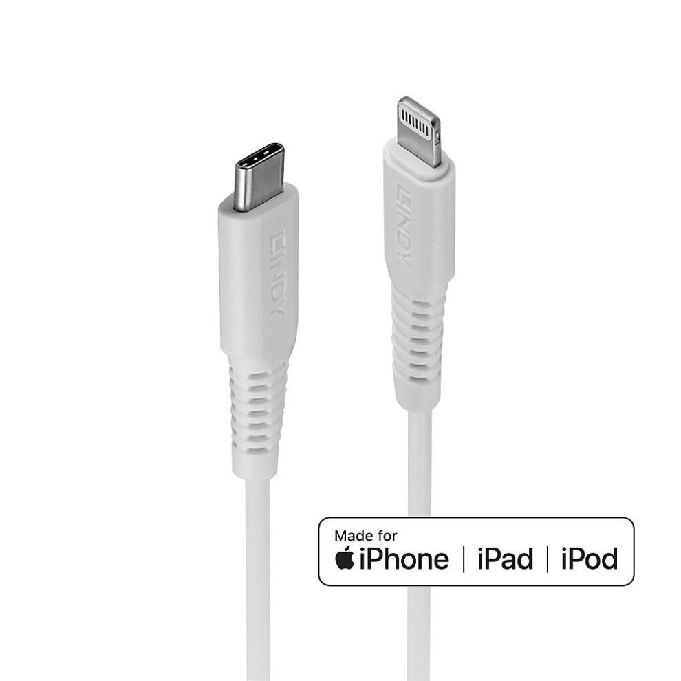 Lindy 0.5M Usb C To Lightning Cable White 4002888313155