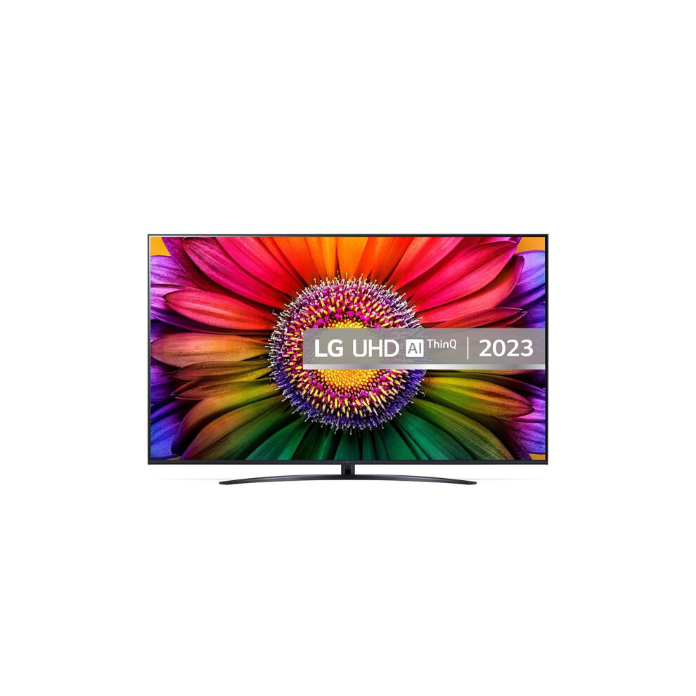 Refurbished LG UHD 75UR81006LJ 190.5 cm (75") 4K Ultra HD Smart TV Wi-Fi Black 