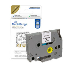 Ruban für Mediarange Titeldrucker - MRBTZ231 - Kassette für Etiketten, kompatibel mit Brother TZ-211/TZe-211 - Länge 8M