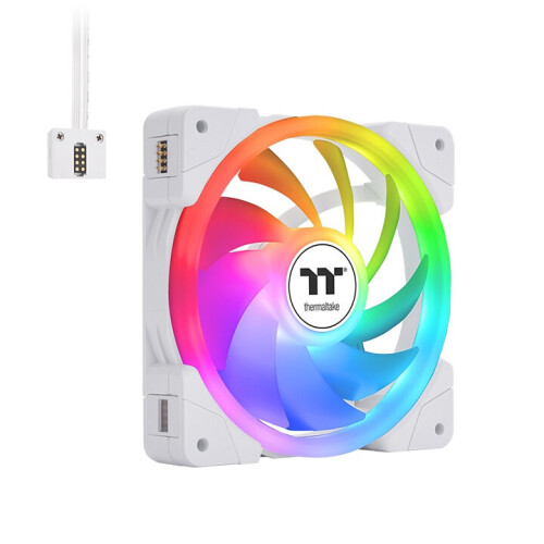 Thermaltake SWAFAN EX12 ARGB Computer case Air cooler 14 cm White...