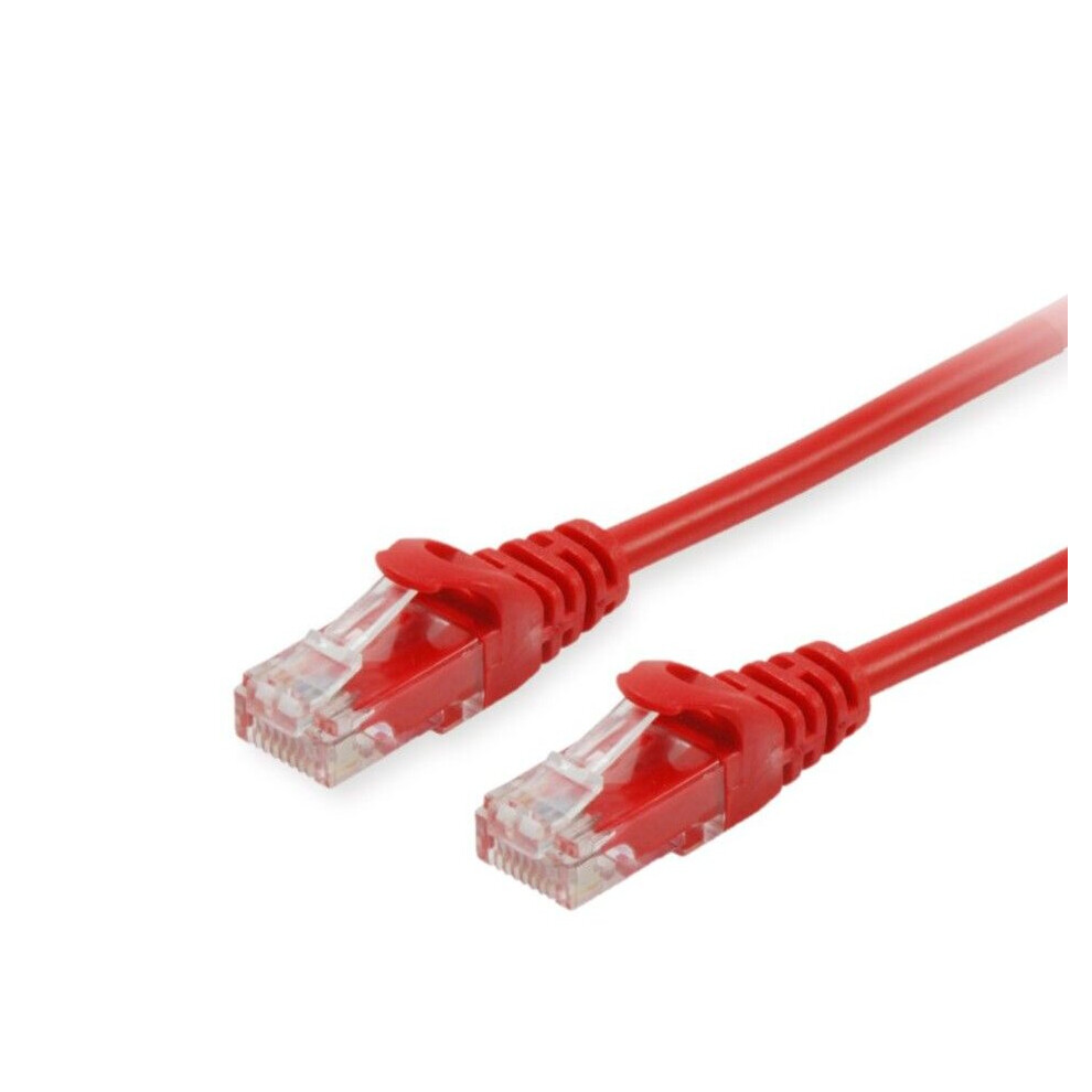 Photos - Ethernet Cable Equip Cat.6 U/UTP Patch Cable, 1.0m, Red 625420 