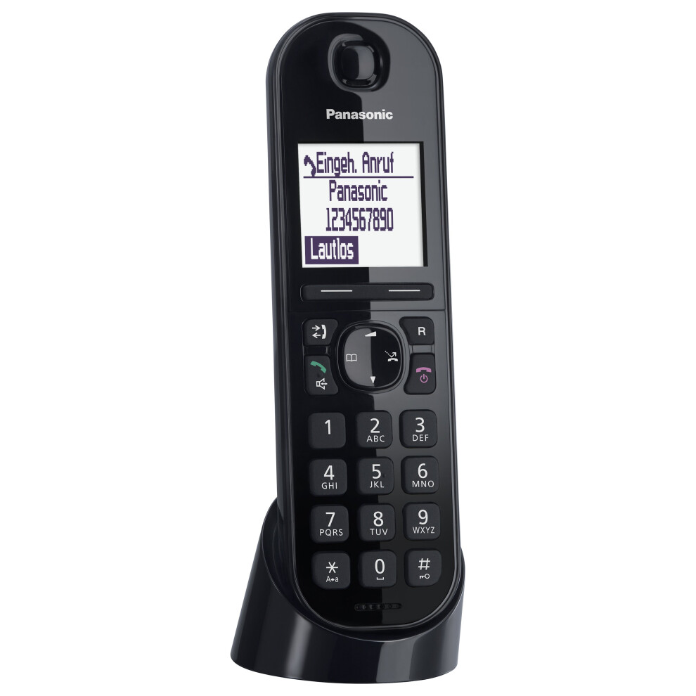 Panasonic KX-TGQ200 IP phone Black 4 lines LCD