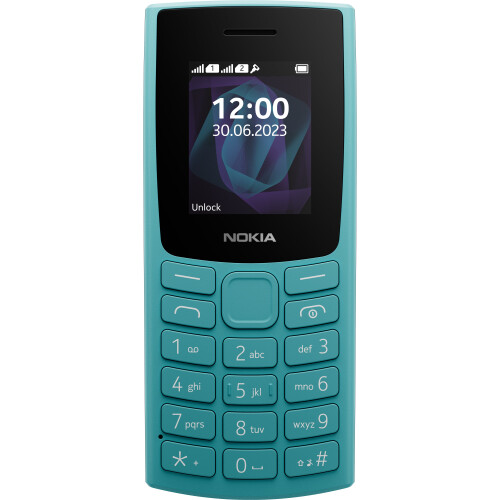 Nokia Nokia 105 4.57 cm (1.8") 78.7 g Cyan Feature phone