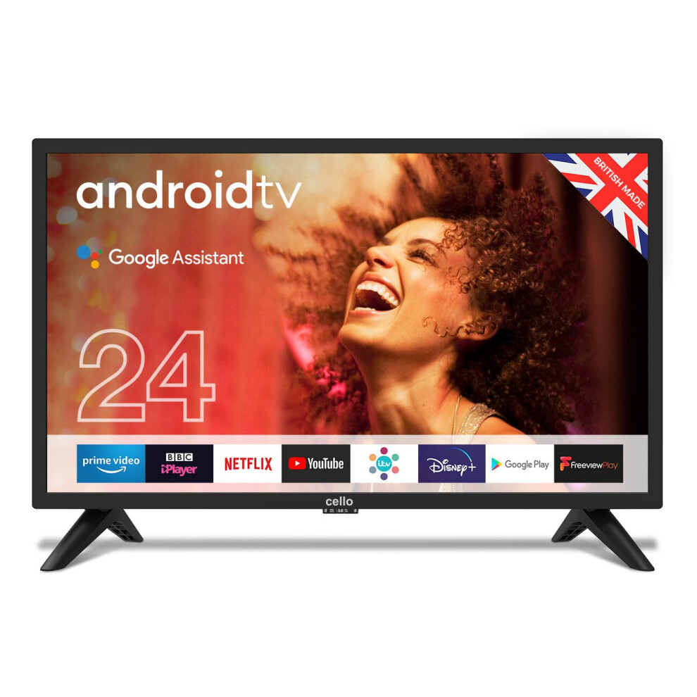 Cello C2420G TV 61 cm (24") HD Smart TV Black 