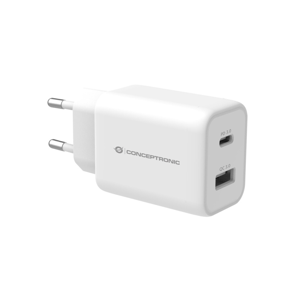 Conceptronic Althea 2-Port 33W Usb Pd Pps Charger, Qc 3.0 4015867227527