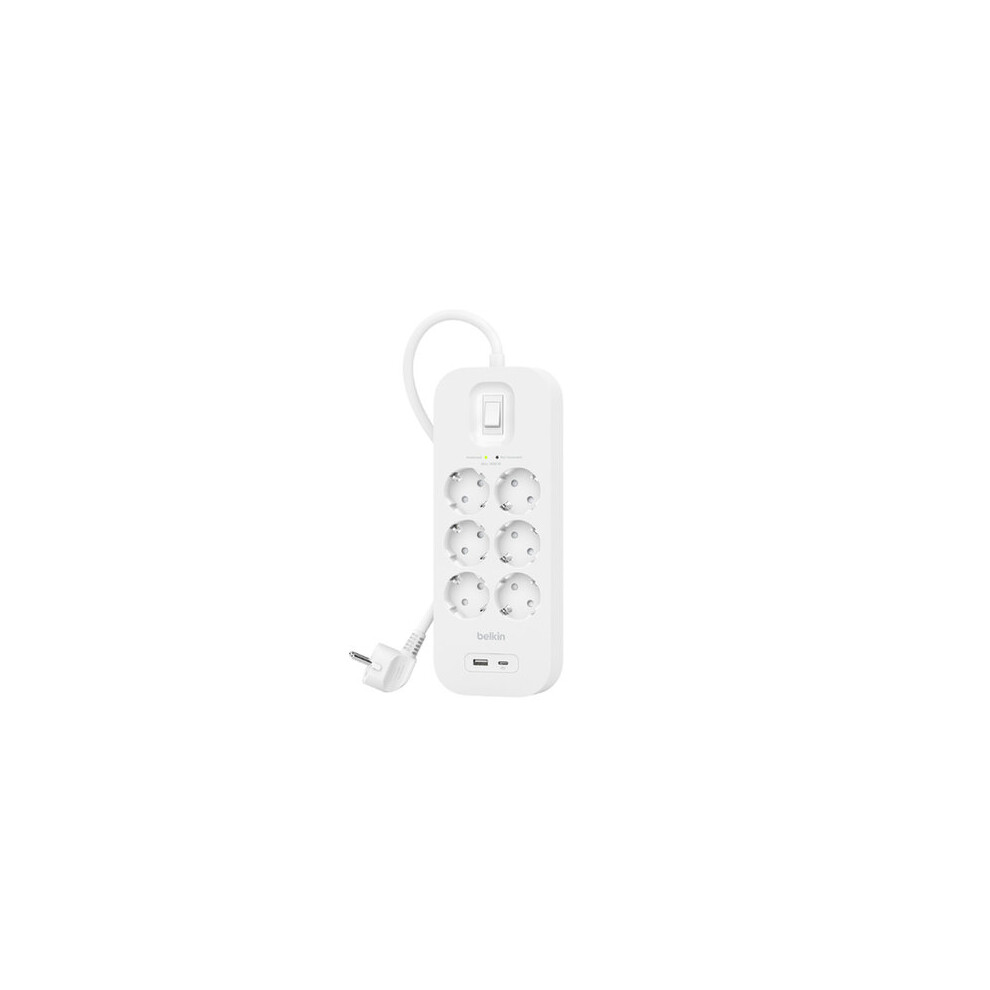 Belkin Connect White 6 AC outlet(s) 2 m
