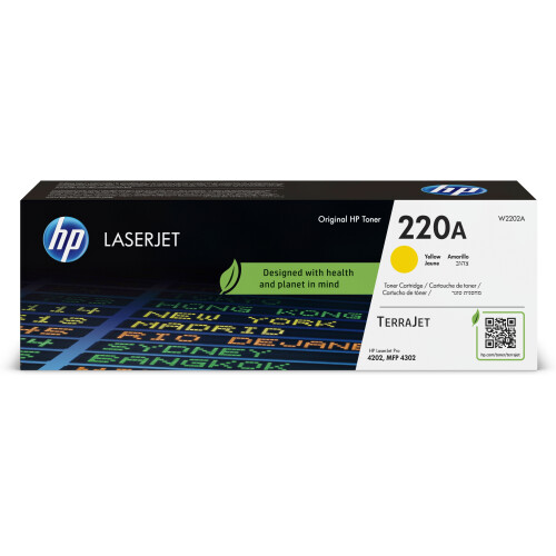 HP Toner HP 220A (W2202A) Gul 1800 sider