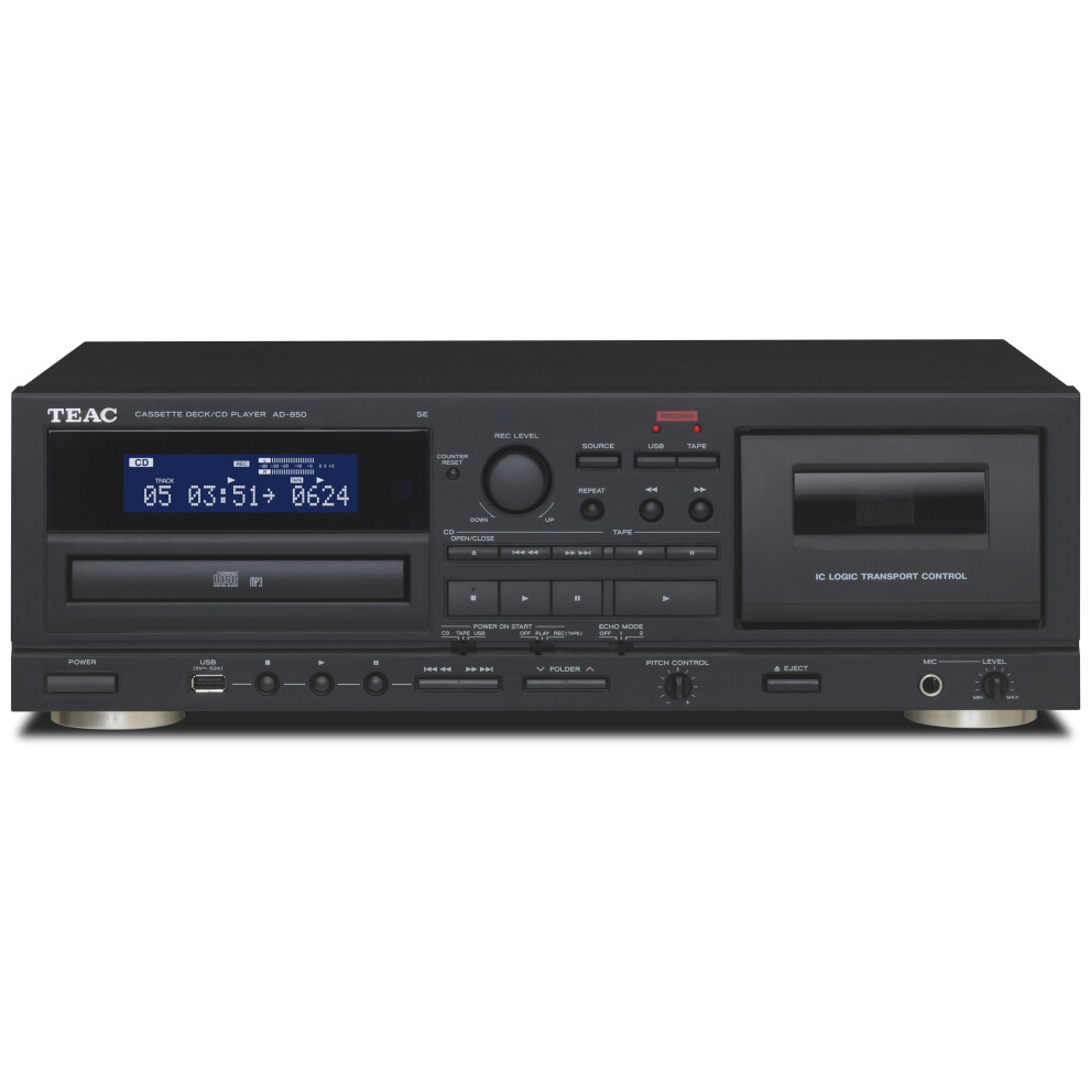 Teac Black Ad-850-Se/B Cd Player Personal Cd Player