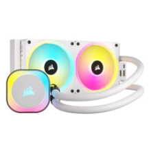 PC Koeling - CORSAIR - CW-9061005-WW - iCUE LINK H100i RGB Vloeibare CPU Koeler met QX120 RGB ventilatoren - Wit