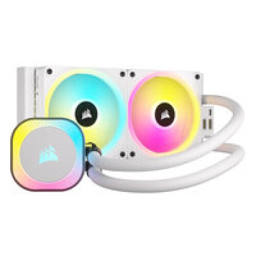Corsair Corsair H100I Processor Hybrid cooler 12 cm White