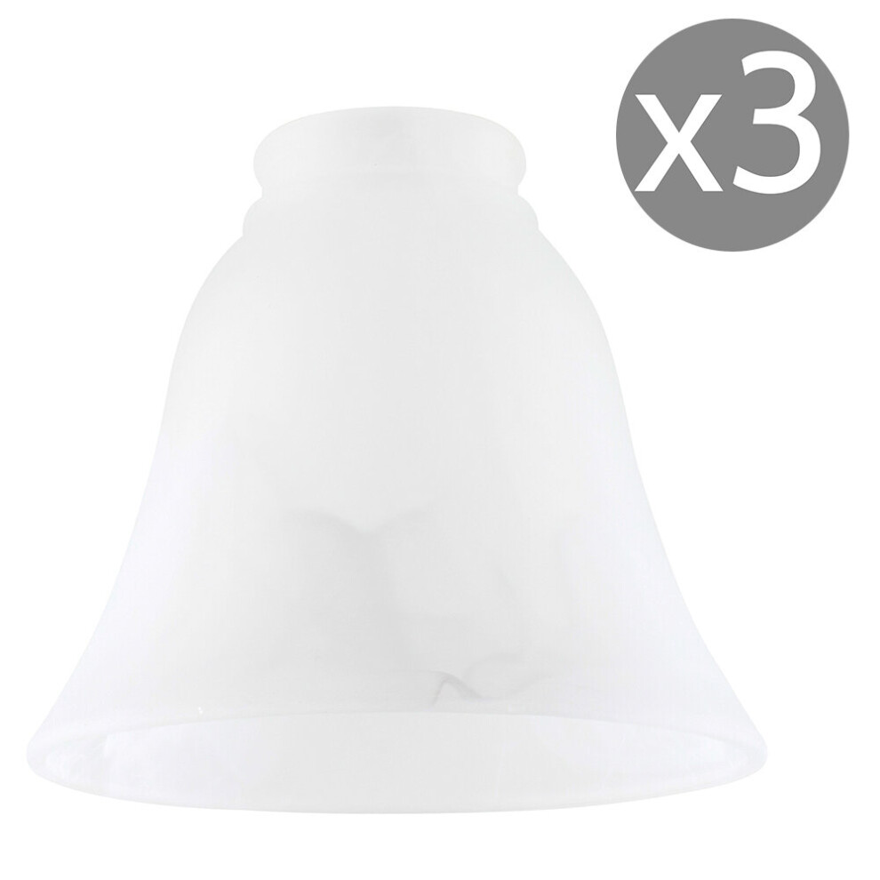3 Pack White Ceiling Pendant Shade