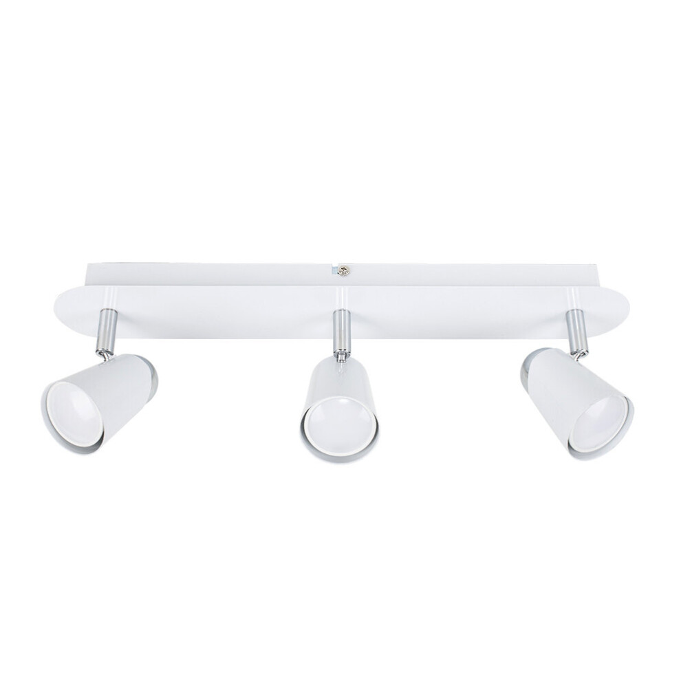 Hardy Spotlight 3 Way White Ceiling Bar Spotlight