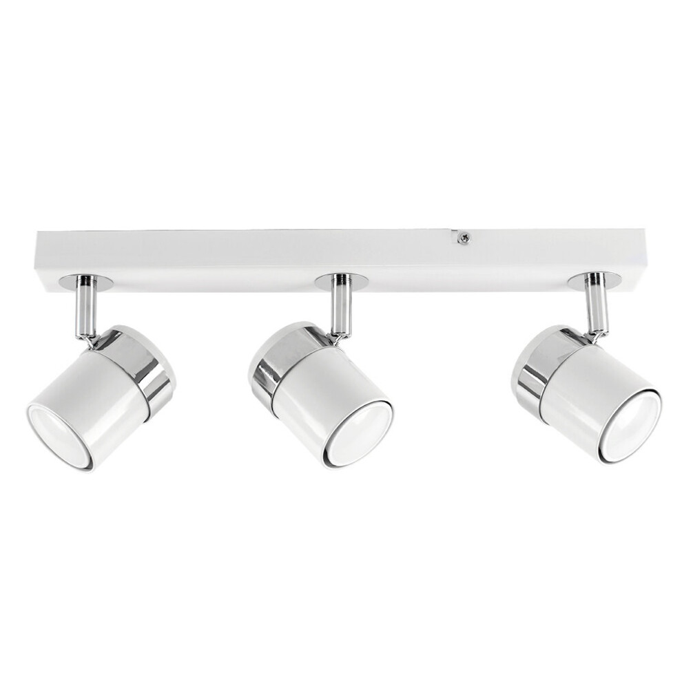 Rosie Spotlight 3 Way White Ceiling Bar Spotlight