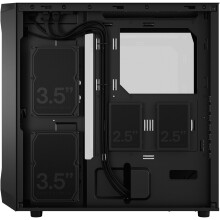 PC-behuizing FRACTAL DESIGN Focus 2 Zwart TG Helder Tint