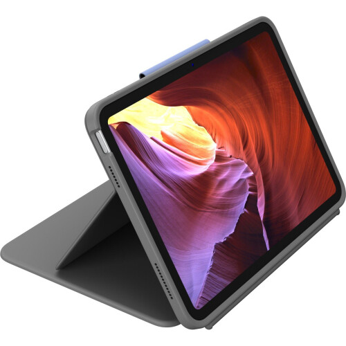 Logitech Logitech Rugged Folio - Tastatur und Foliohülle iPad 10. Generation graphite