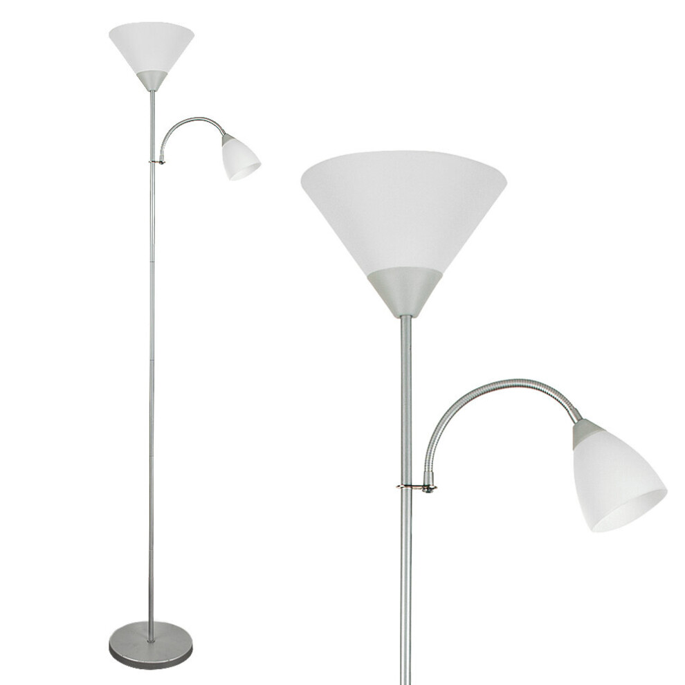 Mozz Silver Floor Lamp