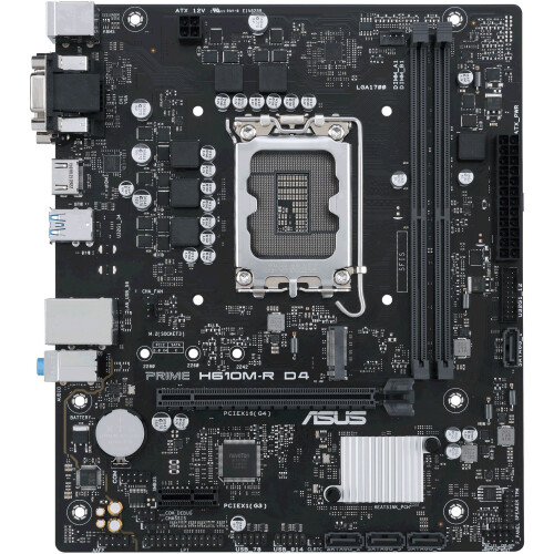 ASUS Placa base - ASUS - PRIME H610M-R D4 - Intel H610 LGA 1700 micro ATX