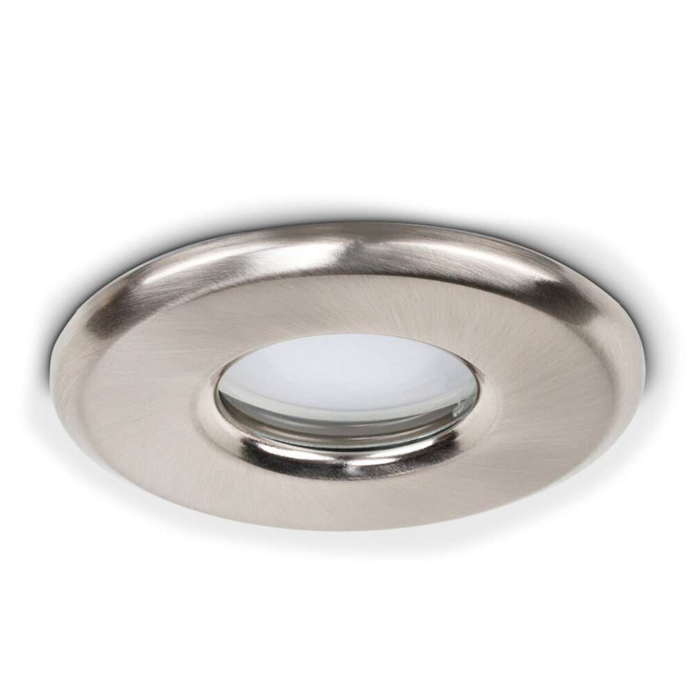 Downlight IP65 4 Pack Silver Bathroom Ceiling Downlight