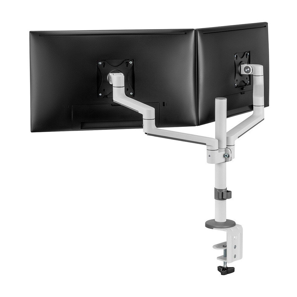Tischhalterung Fã¼R 2 Monitore (17"-27") Max. 16Kg - Vollbeweglich - Neomounts Weiã 8717371449834